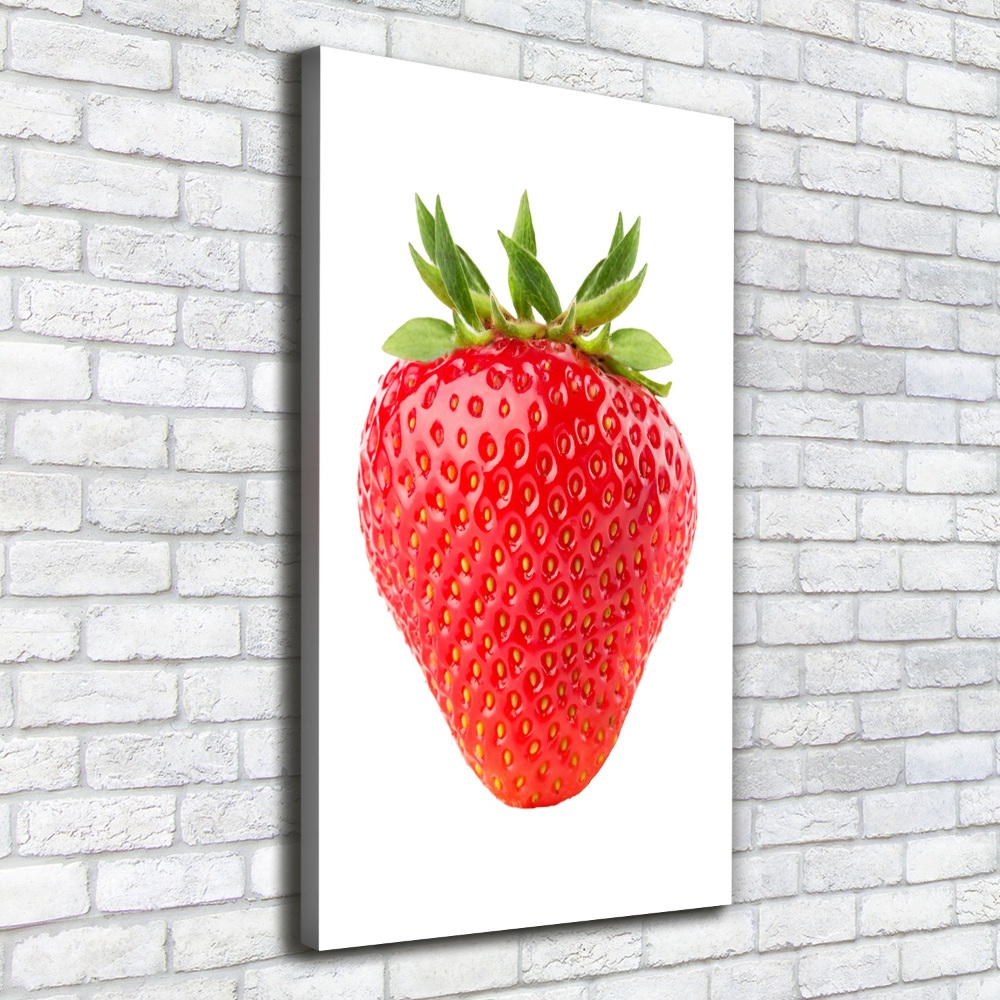 Canvas wall art Strawberry