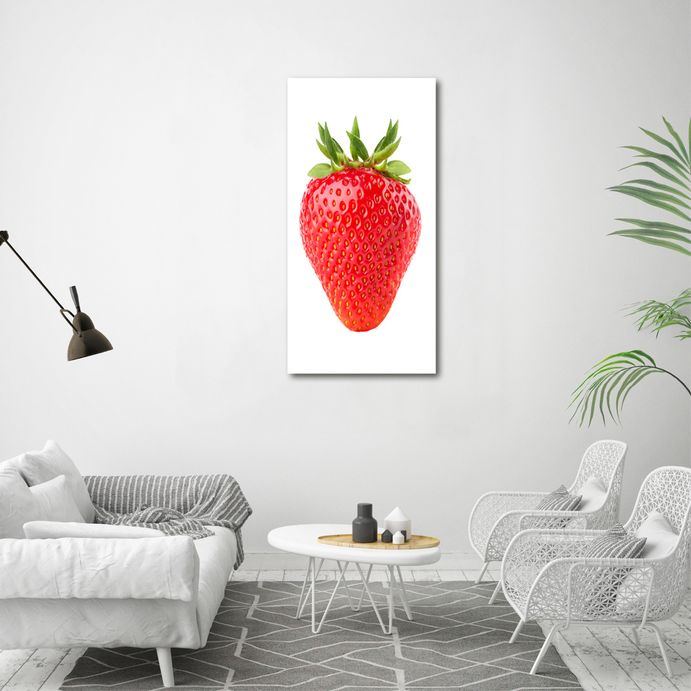 Canvas wall art Strawberry