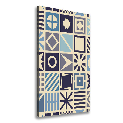 Wall art canvas large Geometric background