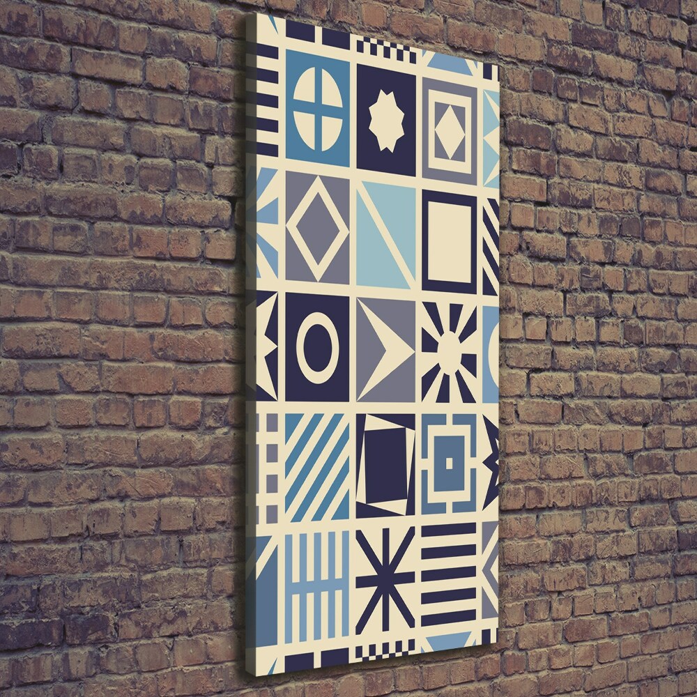 Wall art canvas large Geometric background