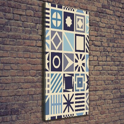 Wall art canvas large Geometric background