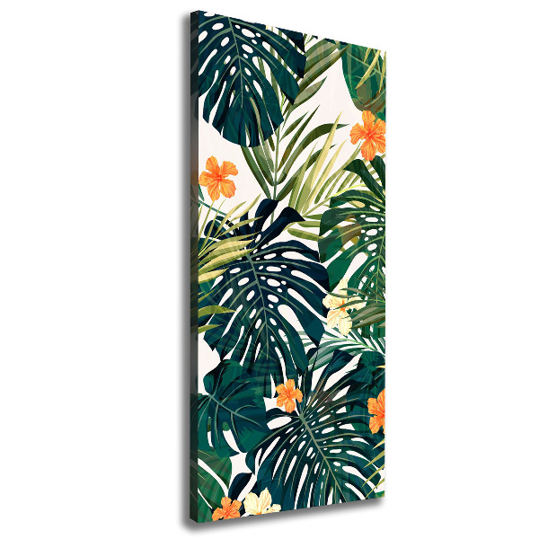 Large canvas wall art Hawaiian pattern