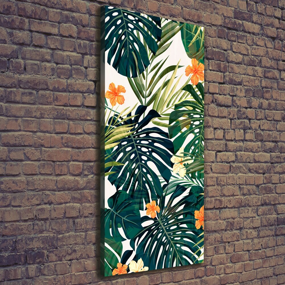 Large canvas wall art Hawaiian pattern