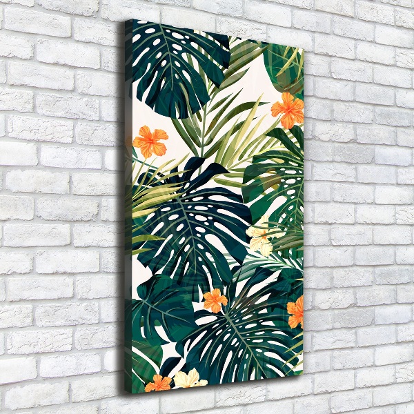 Large canvas wall art Hawaiian pattern