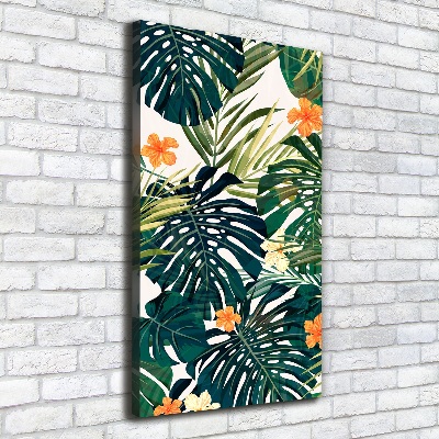 Large canvas wall art Hawaiian pattern