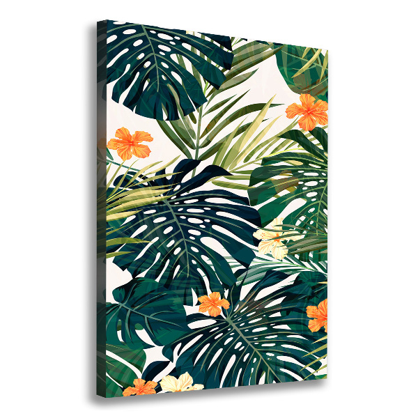 Large canvas wall art Hawaiian pattern