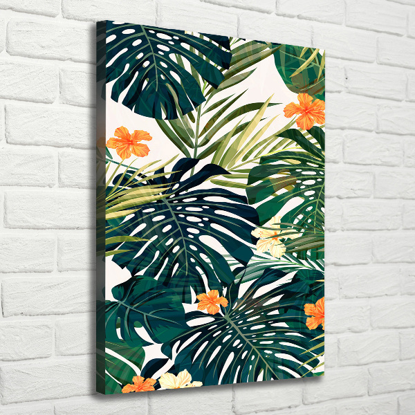 Large canvas wall art Hawaiian pattern