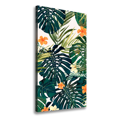 Large canvas wall art Hawaiian pattern