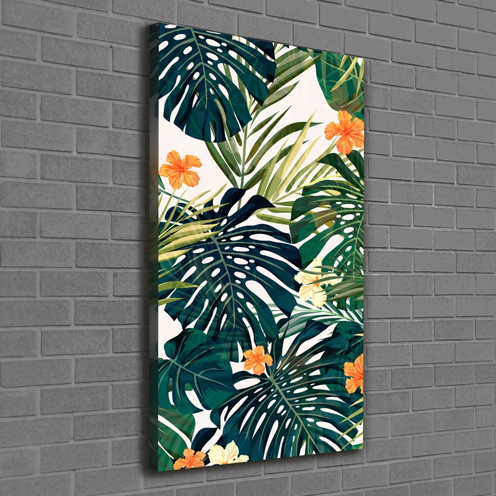 Large canvas wall art Hawaiian pattern