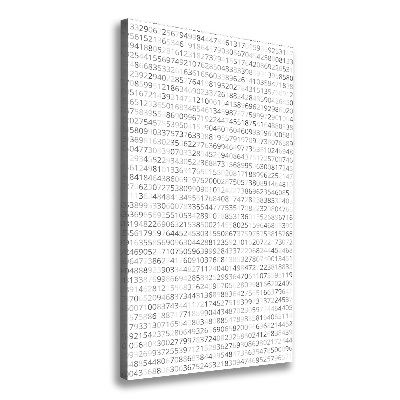 Canvas wall art Binary code