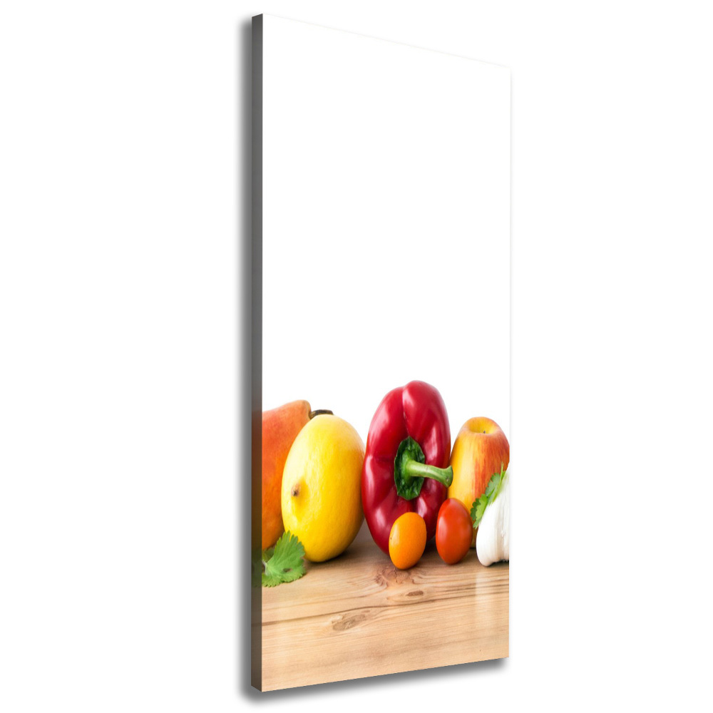 Canvas wall art Fruits and vegetables