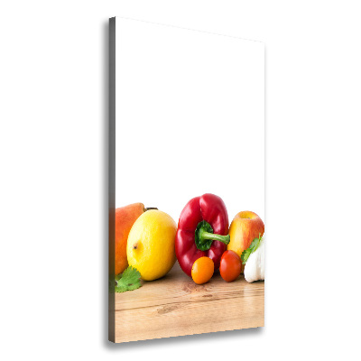 Canvas wall art Fruits and vegetables