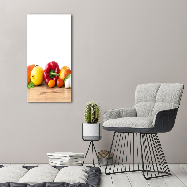 Canvas wall art Fruits and vegetables