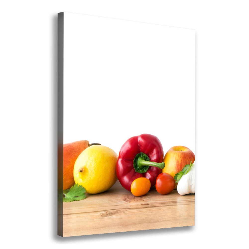 Canvas wall art Fruits and vegetables