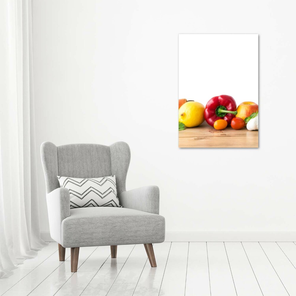 Canvas wall art Fruits and vegetables