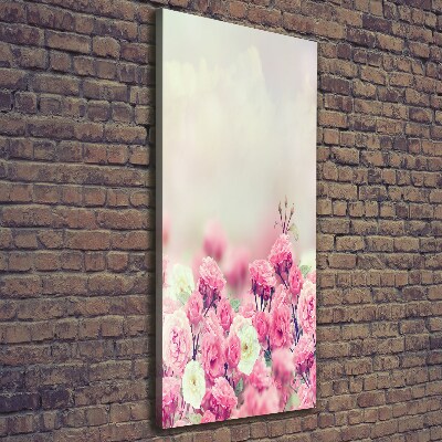 Large canvas wall art Wild Rose