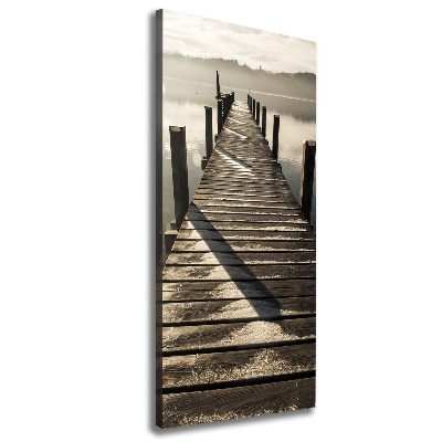 Canvas wall art Wooden pier