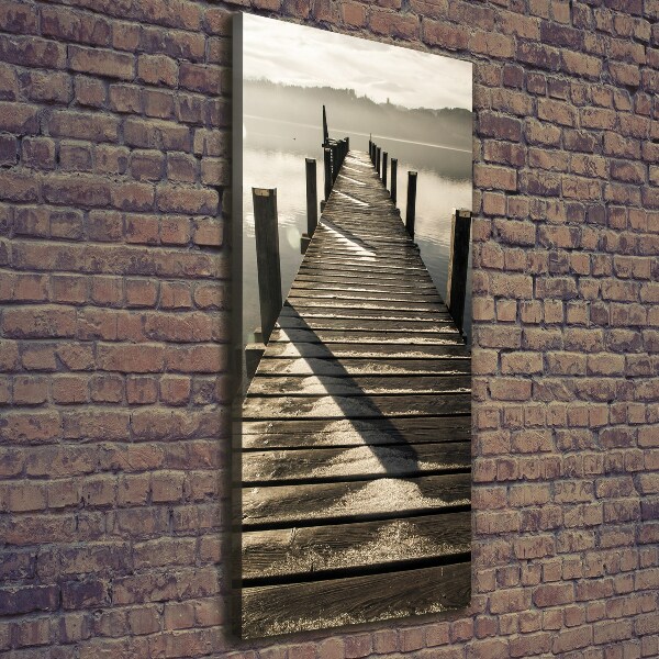 Canvas wall art Wooden pier