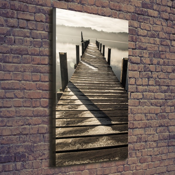 Canvas wall art Wooden pier