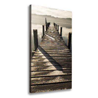 Canvas wall art Wooden pier