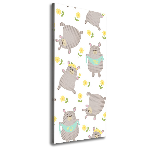 Canvas print Bears