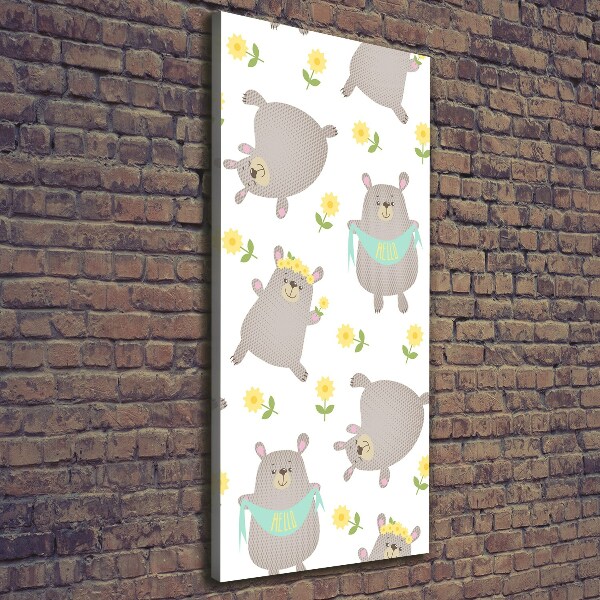 Canvas print Bears