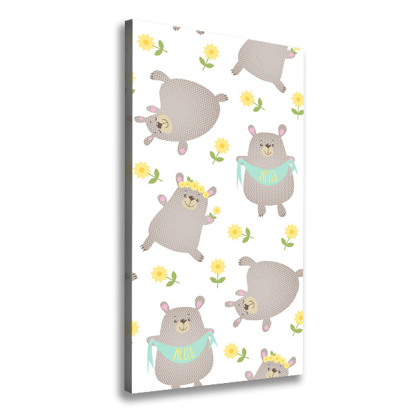 Canvas print Bears