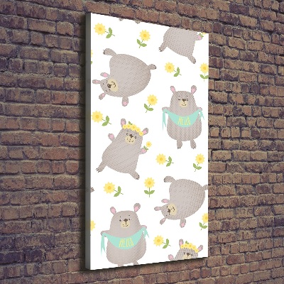 Canvas print Bears