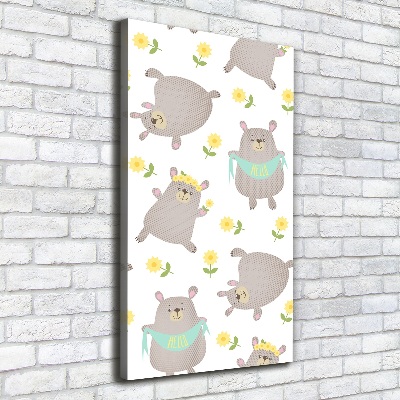 Canvas print Bears