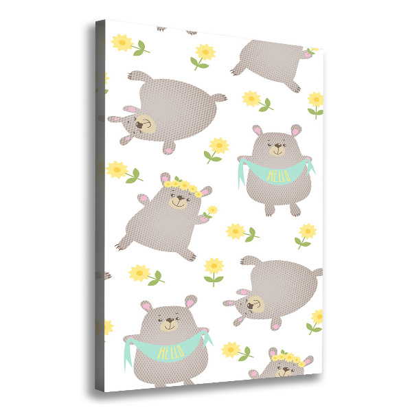 Canvas print Bears