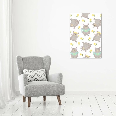 Canvas print Bears