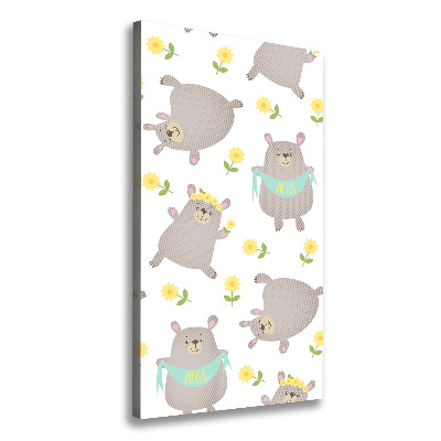 Canvas print Bears