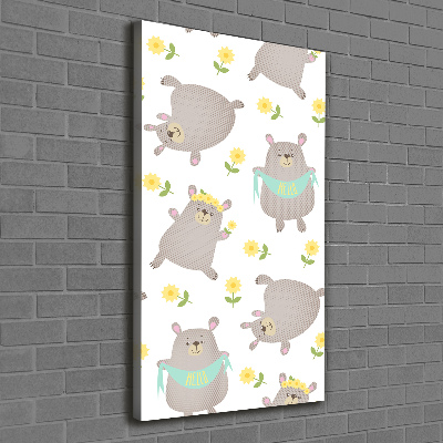 Canvas print Bears