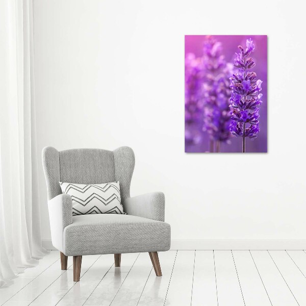 Large canvas wall art Lavender field