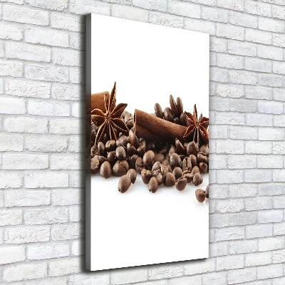 Large canvas wall art Coffee beans