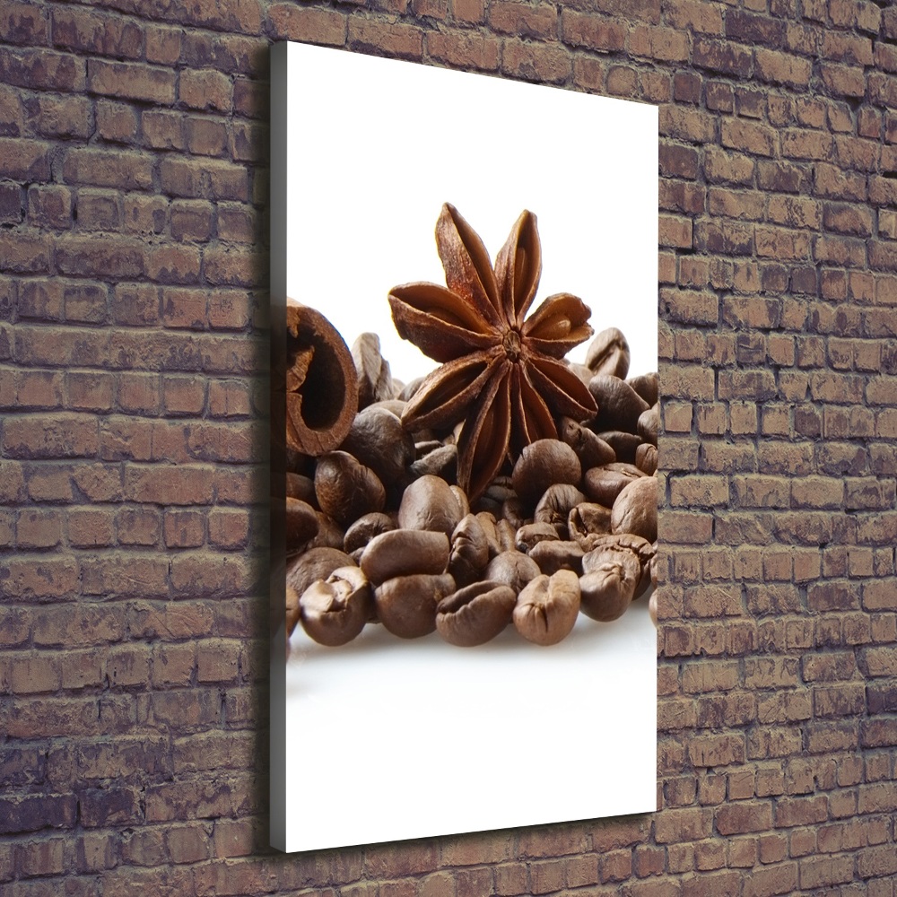 Large canvas wall art Coffee beans