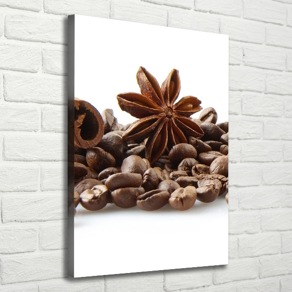 Large canvas wall art Coffee beans