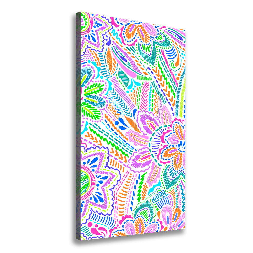 Canvas wall art Floral pattern