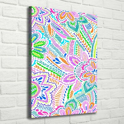 Canvas wall art Floral pattern