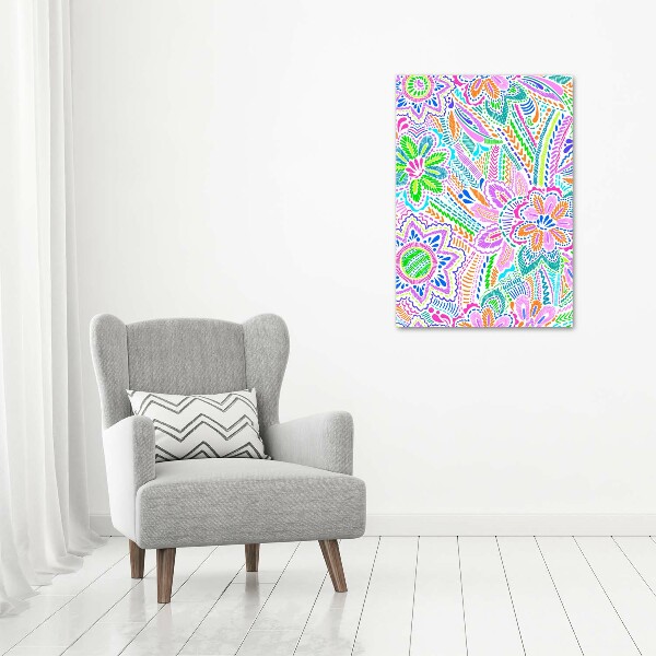 Canvas wall art Floral pattern