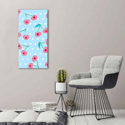 Wall art canvas large Cherry