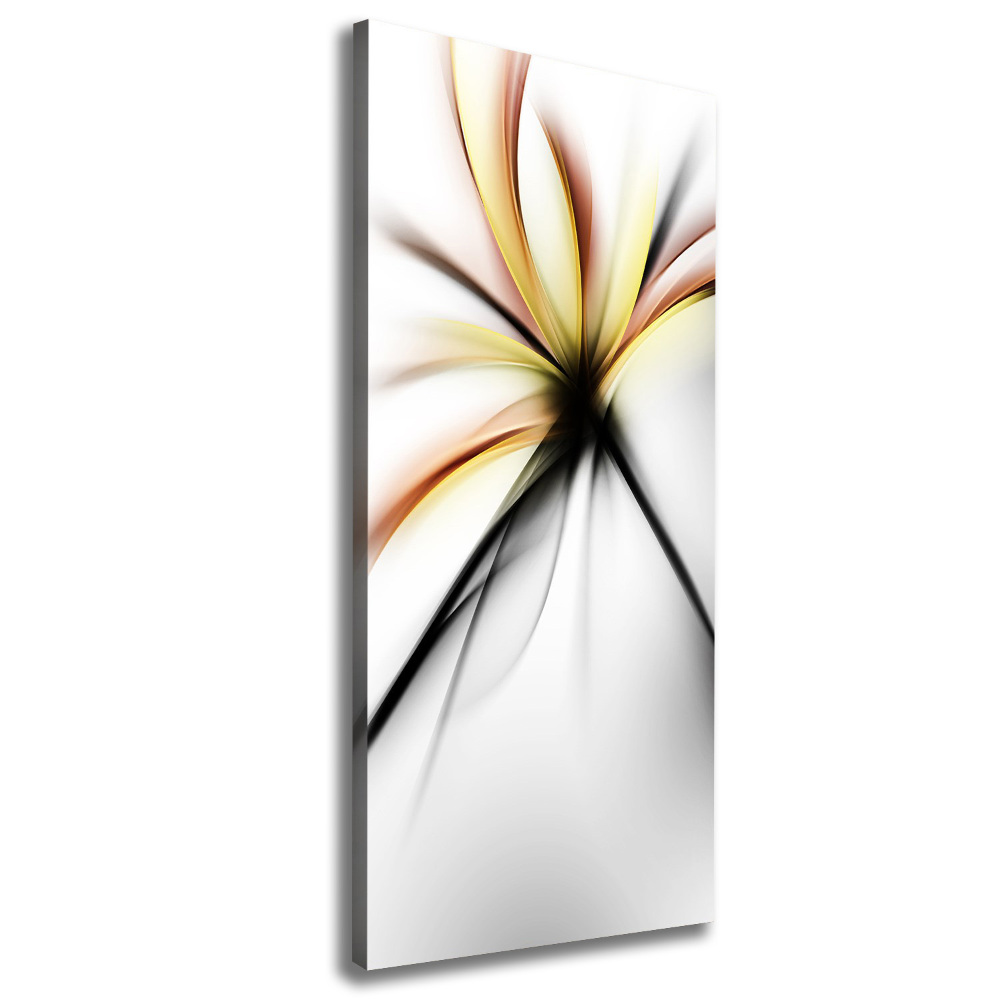 Large canvas wall art Abstract flower