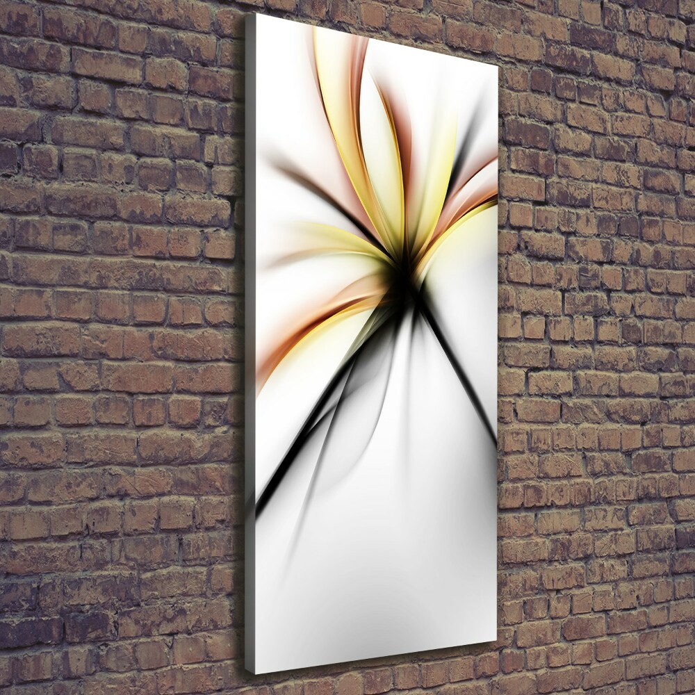 Large canvas wall art Abstract flower