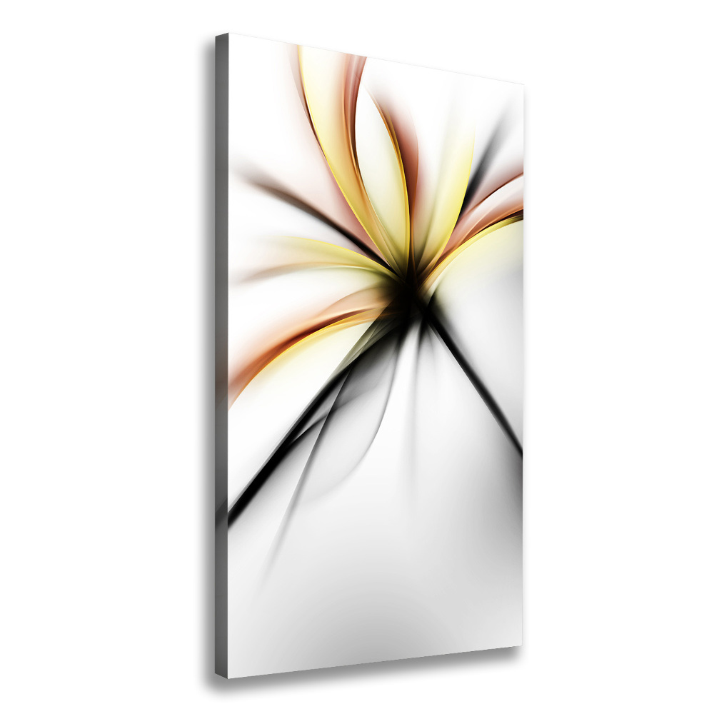 Large canvas wall art Abstract flower