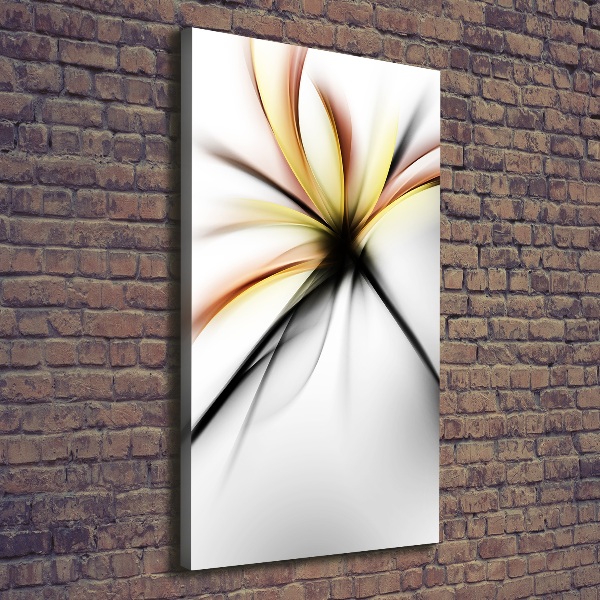 Large canvas wall art Abstract flower