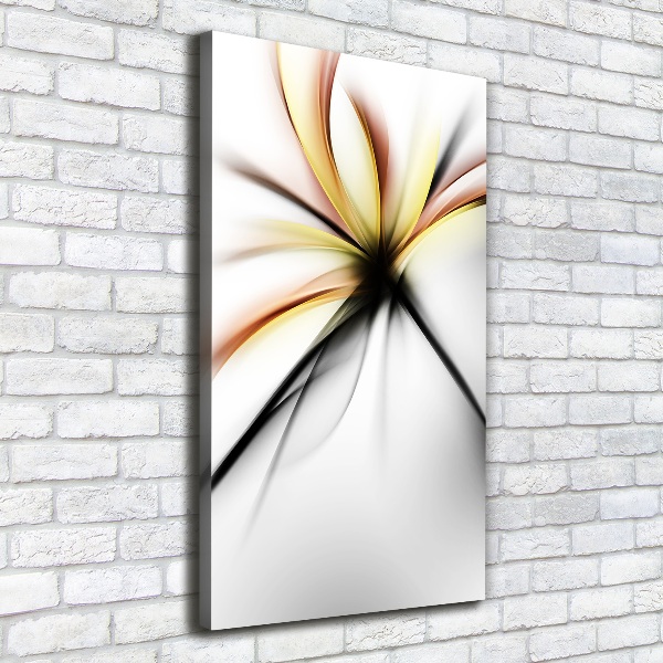 Large canvas wall art Abstract flower