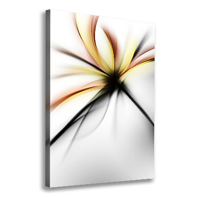 Large canvas wall art Abstract flower