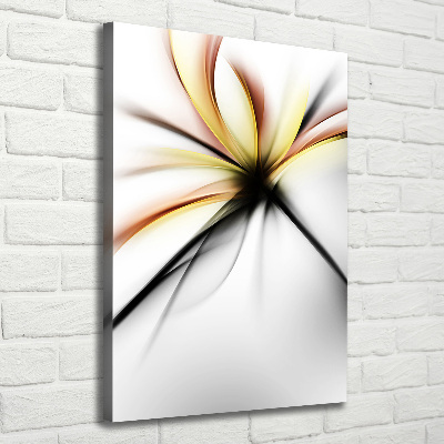 Large canvas wall art Abstract flower