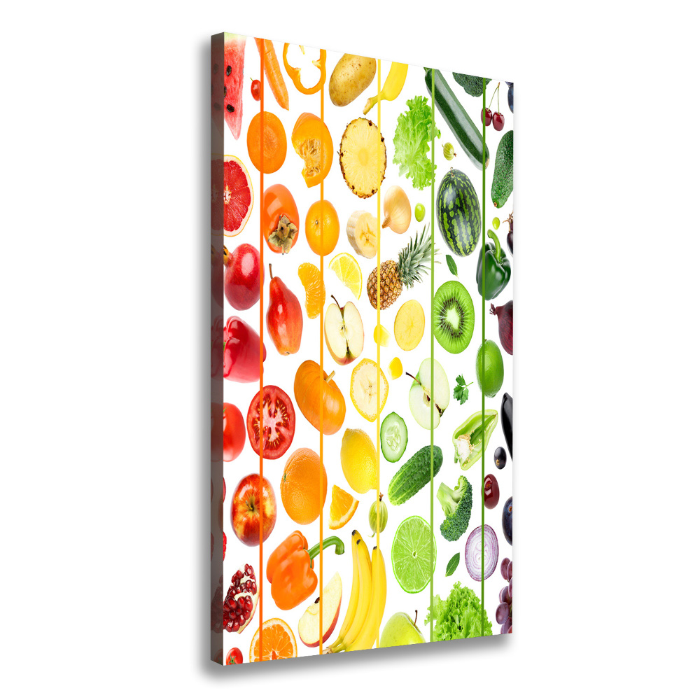 Canvas wall art Fruits and vegetables