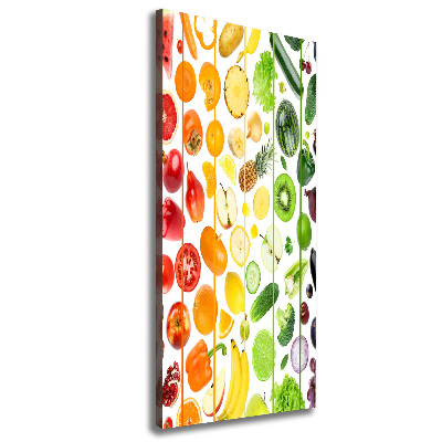 Canvas wall art Fruits and vegetables